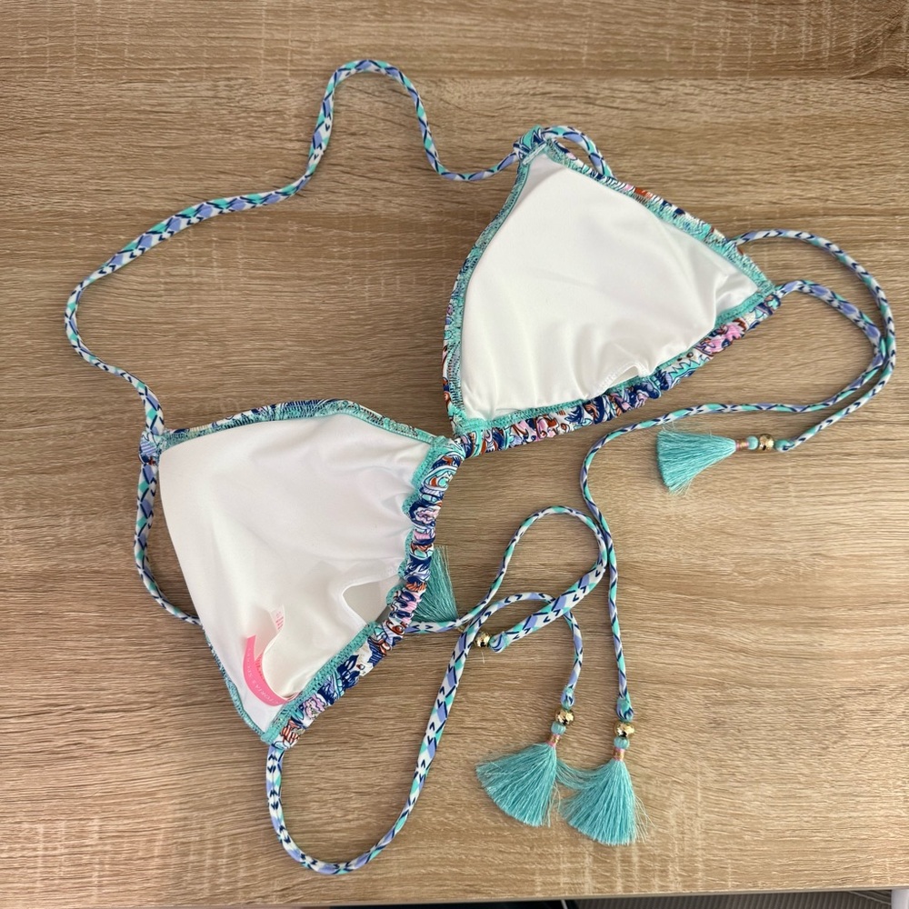 NWOT VS Printed Bikini Top, L - Picture 2 of 4